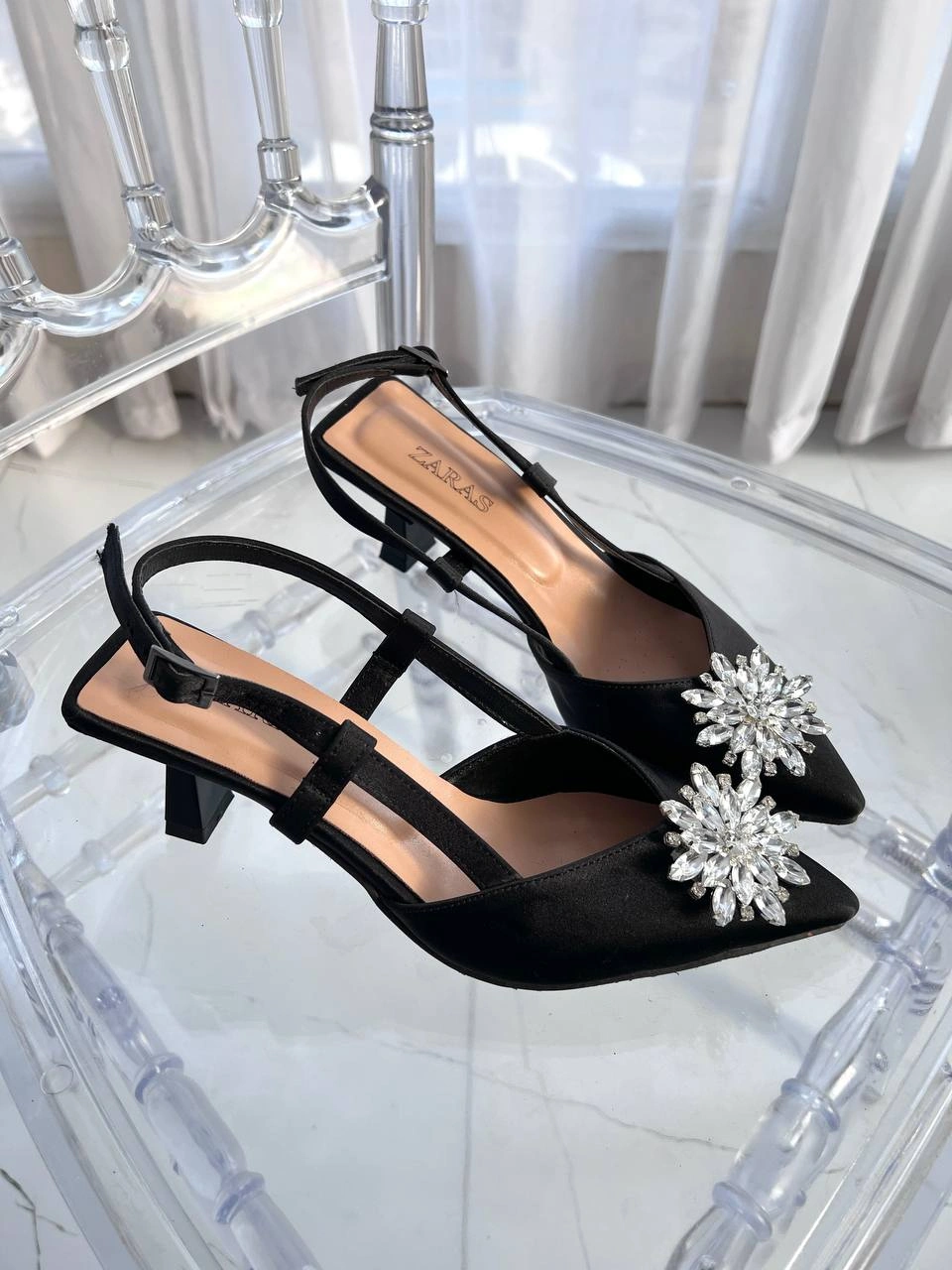 مجلسی ساتن نگین گل ، مدل آدنا