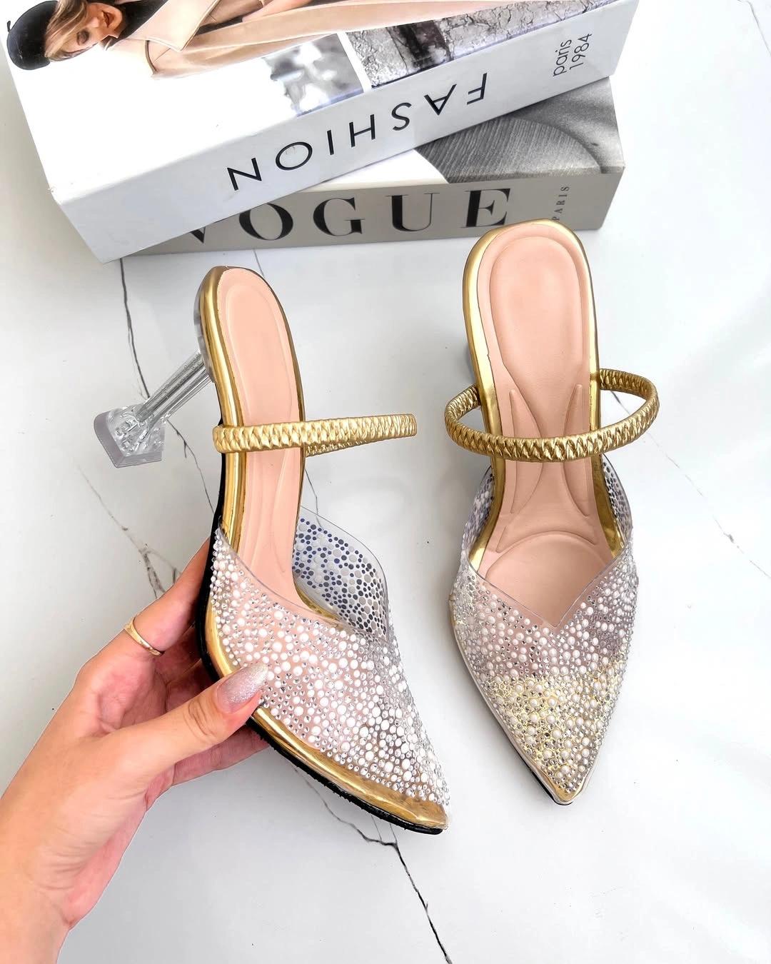 سندل طلقی نگین هزار پا جلوگرد ، مدل کلارا