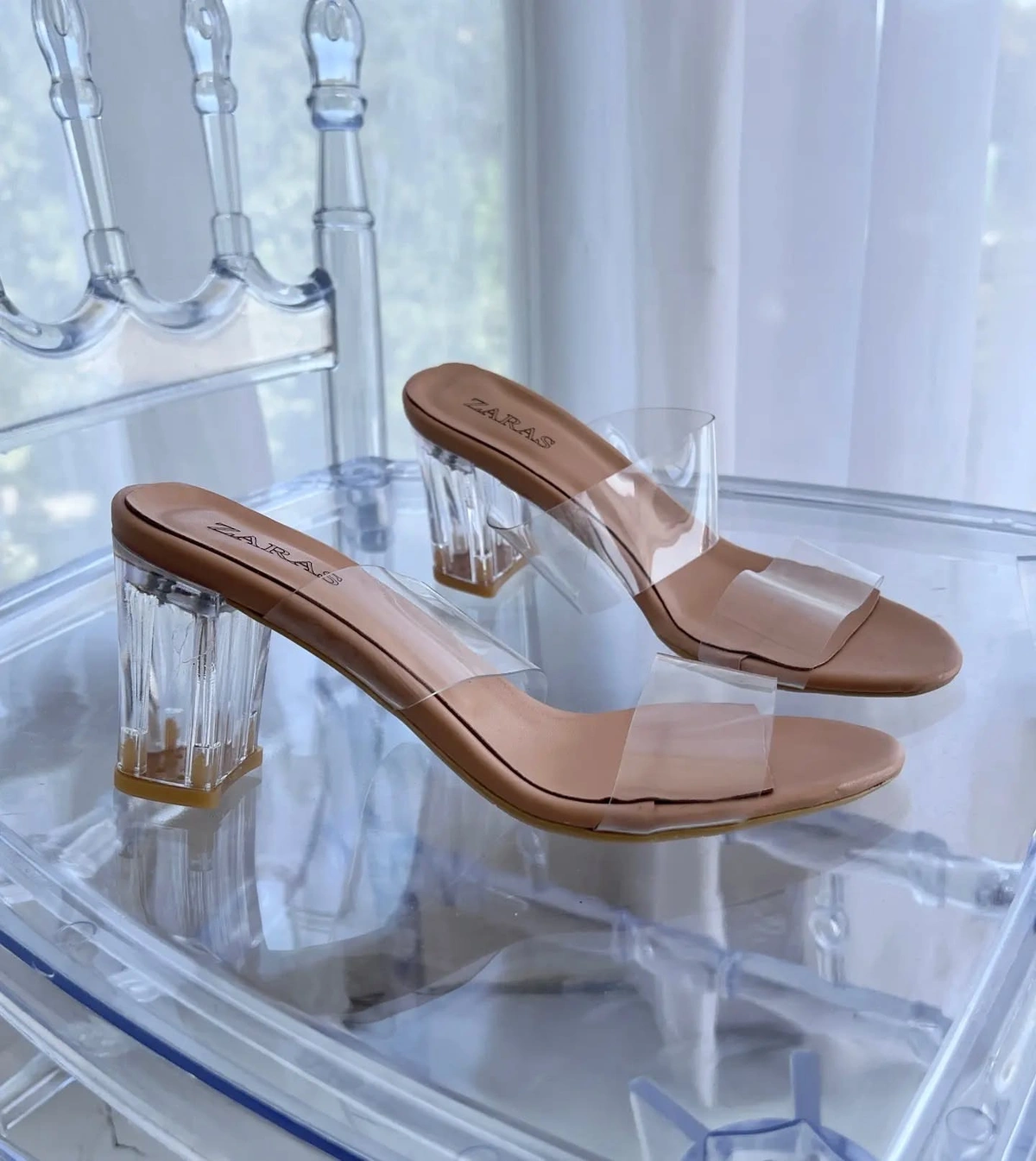 صندل طلقی ، مدل چیچک پاشنه کوتاه