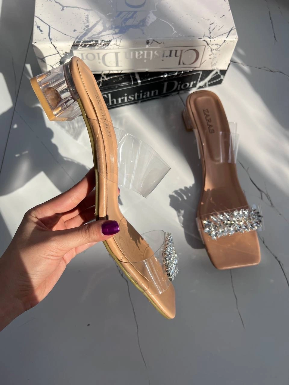 سندل طلقی اردکی نگین هزار پا، مدل آسو پاشنه بلند