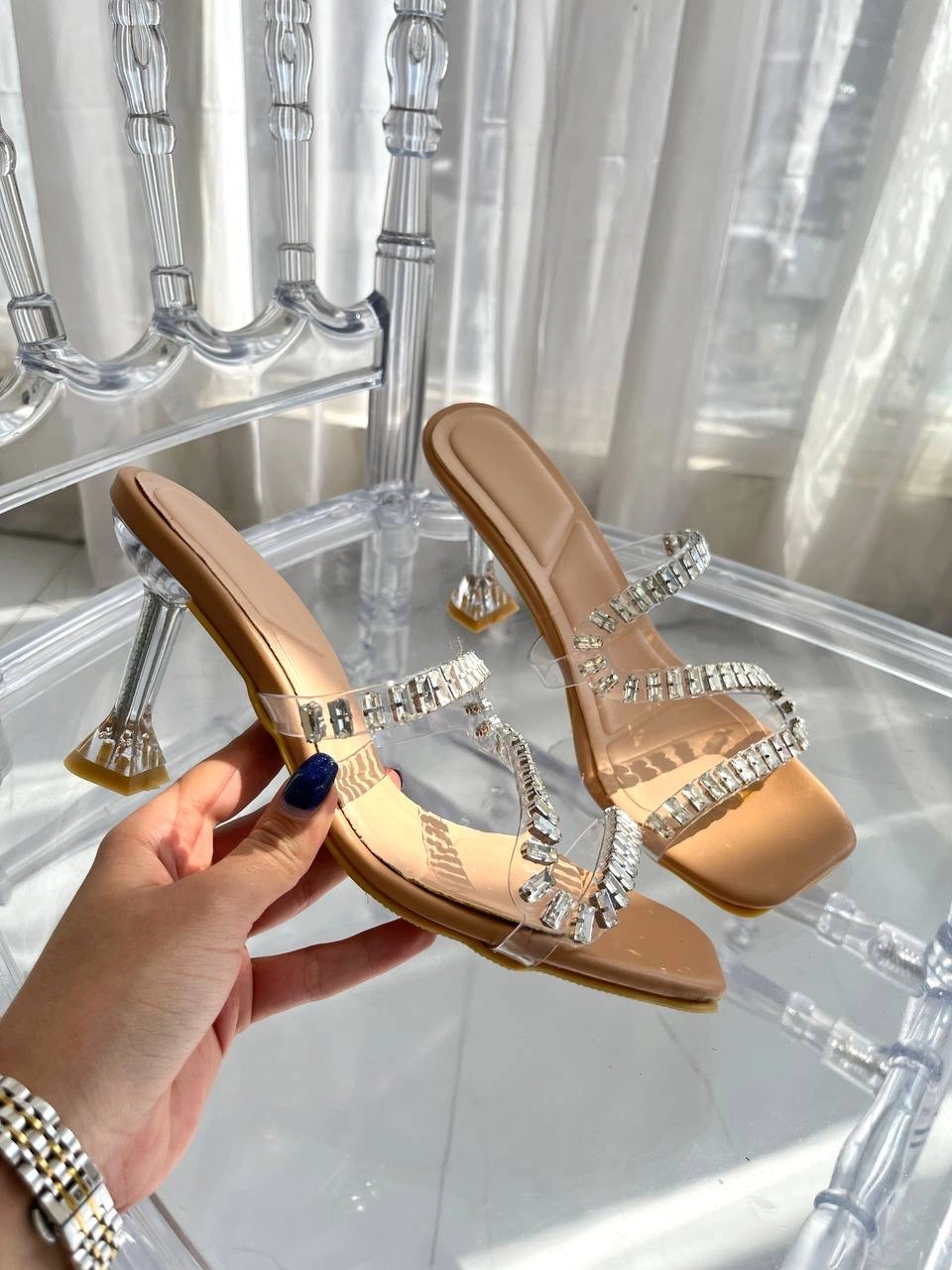 صندل طلقی ، مدل باسکار پاشنه بلند