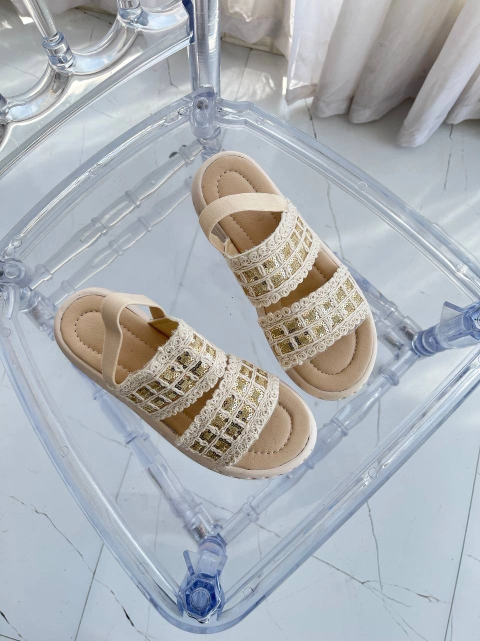 صندل پولک دار زیره پیو  ، مدل آسنا