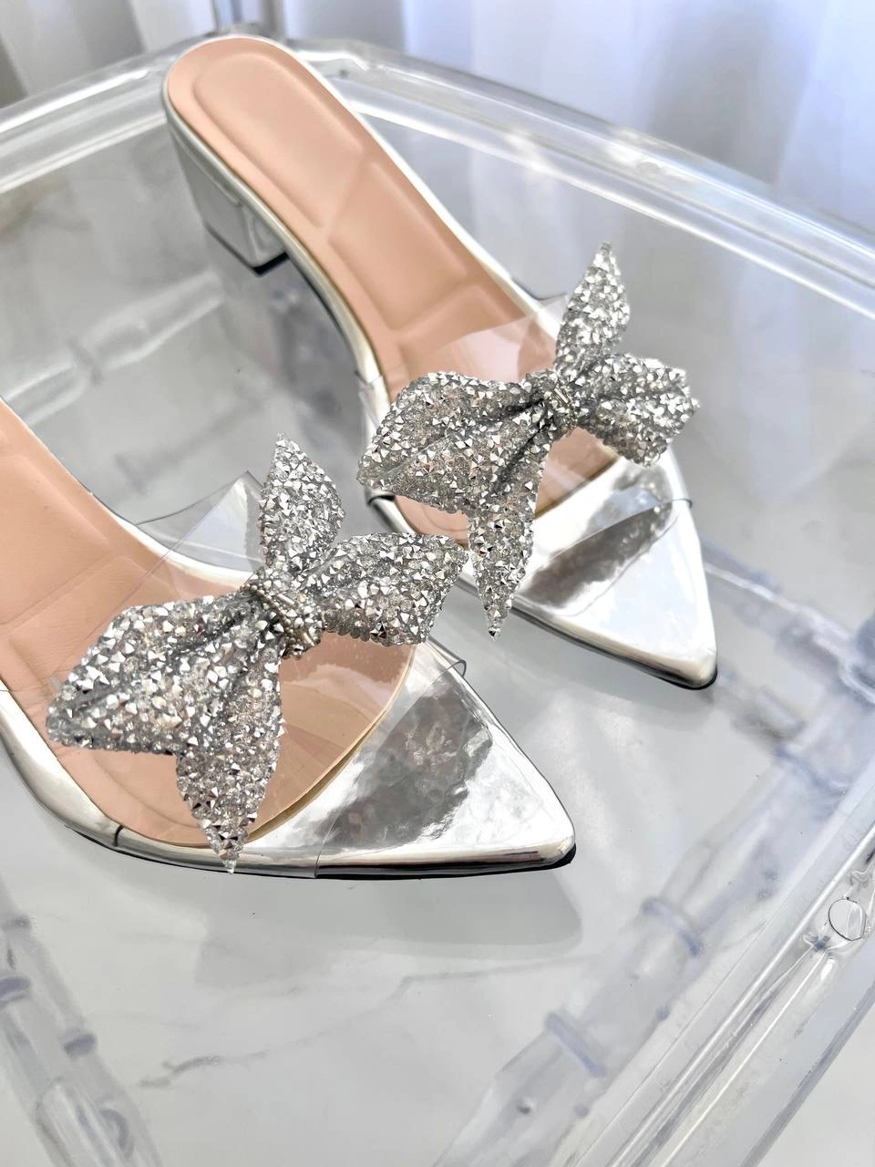 کفش طلقی نگین پروانه ، مدل جیران