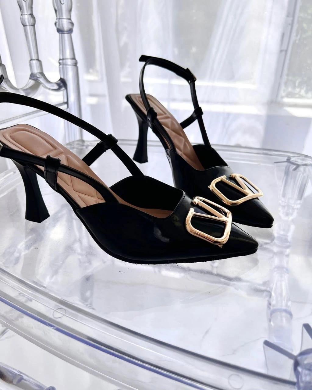 کفش طلقی نگین پروانه ، مدل جیران