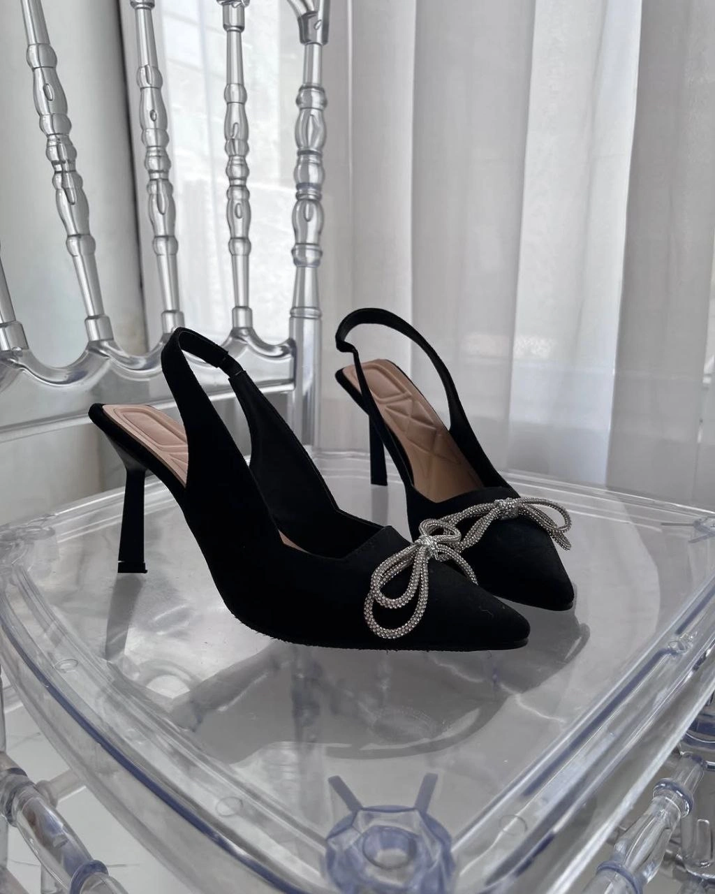 کفش طلقی نگین پروانه ، مدل جیران