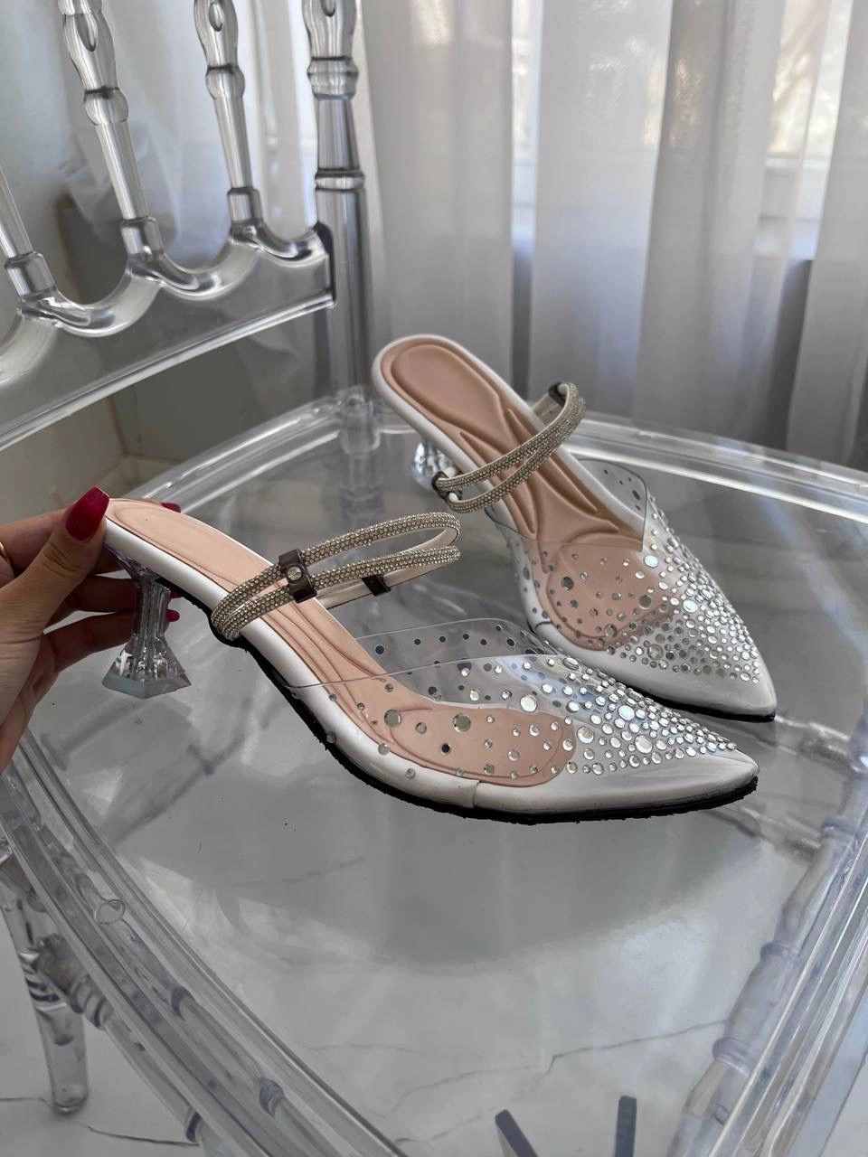 کفش طلقی، مدل لیا ، پاشنه کوتاه