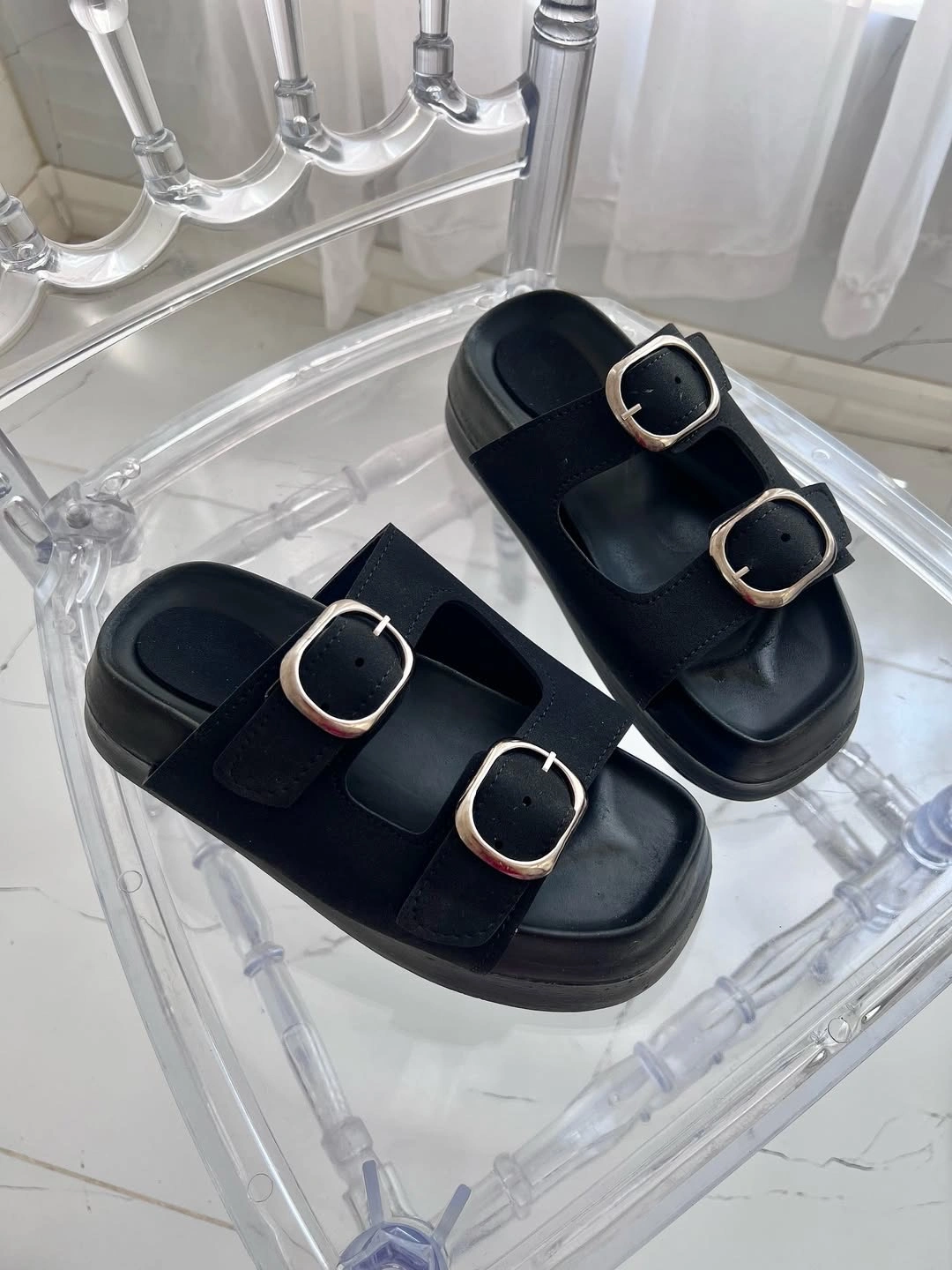 صندل لژدار حراج ، مدل دو سگک