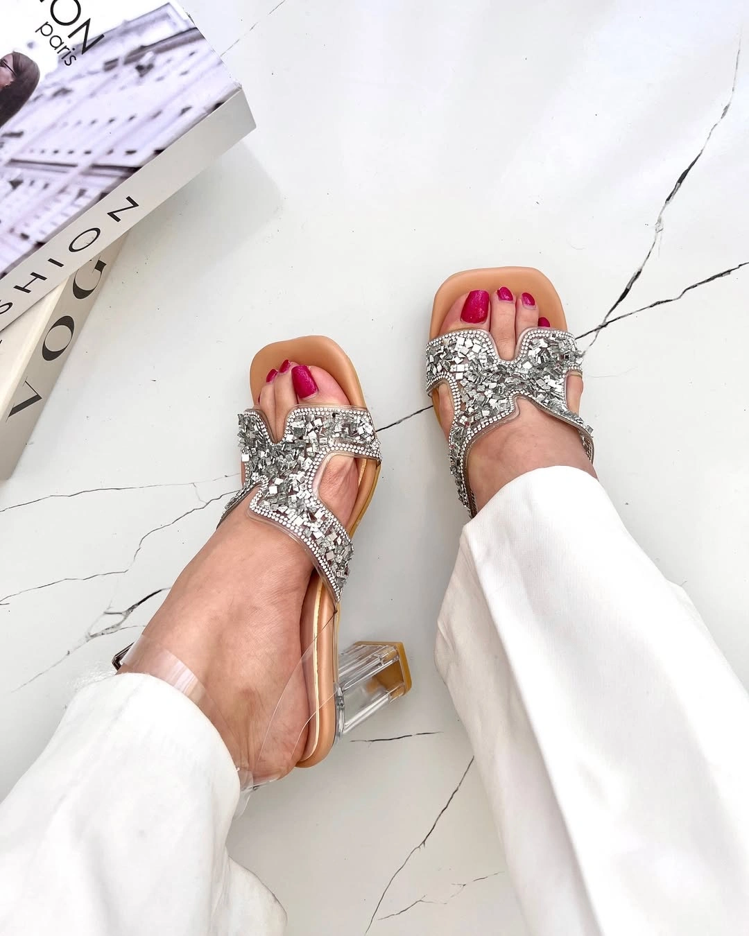 صندل طلقی رکابدار ، مدل روژان 