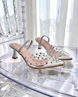 سندل طلقی نگین هزار پا جلوگرد ، مدل کلارا