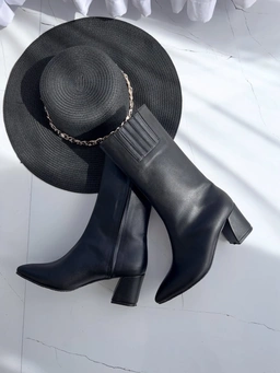 بوت مدیوم کنار کش ،مدل آرزو پاشنه کوتاه