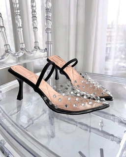 صندل نیم طلق ، مدل یاس پاشنه بلند