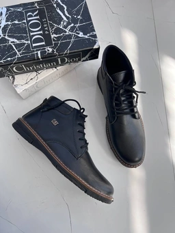 نیمبوت مردانه چرم بندی کد S28