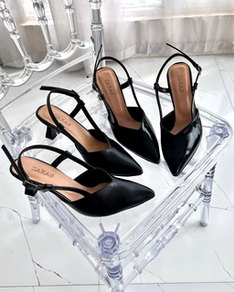 کفش دستک دار مشکی ، مدل سویم