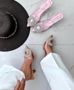 کفش طلقی نگین پروانه ، مدل جیران