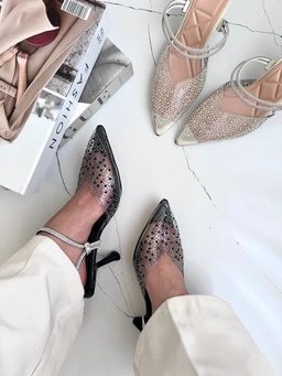 صندل نیم طلق مرواریدی ، مدل آیتک