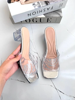 صندل طلقی ، مدل فرگل پاشنه کوتاه