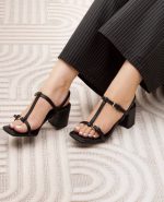 صندل دخترانه چرمی ، مدل رومی
